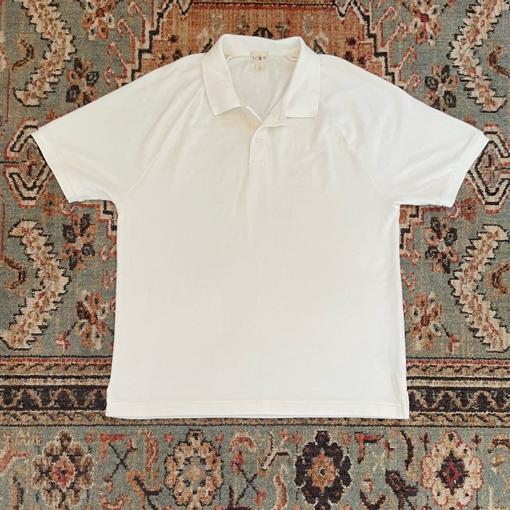 Terrycloth Polo Shirt
